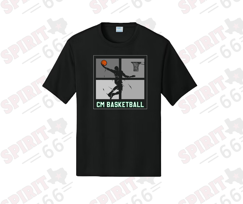 Monochrome Basketball T-Shirt