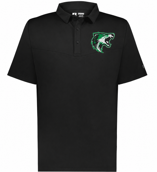 Sideline Grid Embroidered Polo